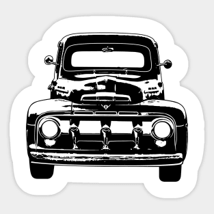Classic F100 F1 Pickup Sketch Art Sticker